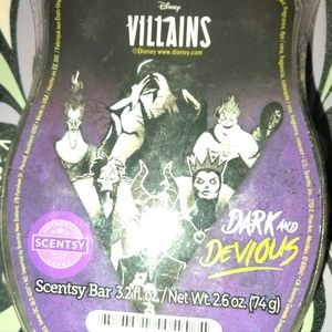 Disney Villains Scentsy bar Dark & Devious 3.2 fl oz New